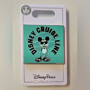 Disney Cruise Line Pin Mickey Mouse Green Square Disney Parks Collection New